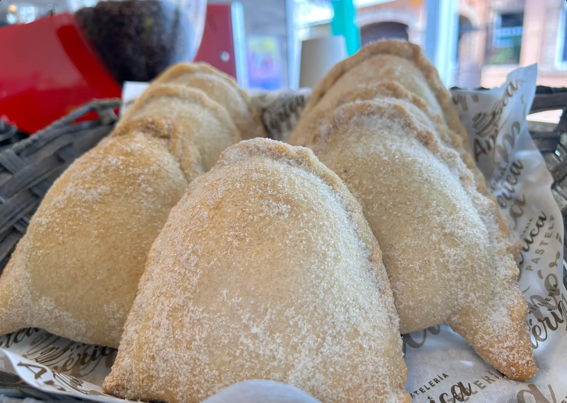 Empanadas de crema pastelera